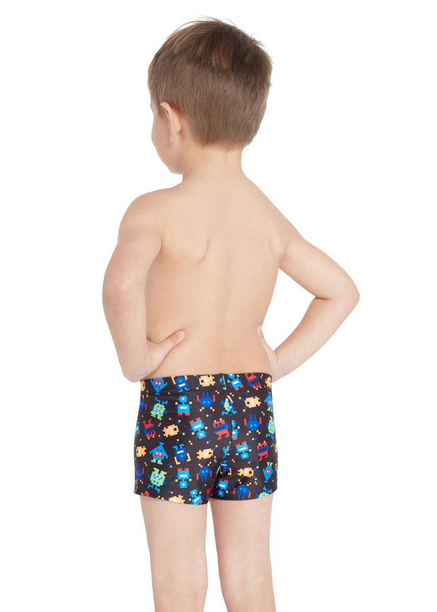 Zoggs Boys Pixel Monsters Hip Racer-brand