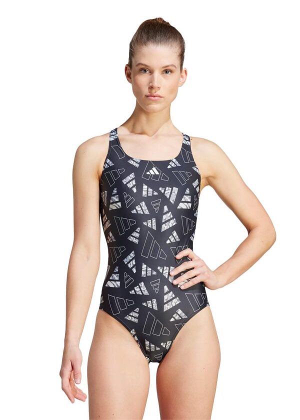 Adidas AOL Bars Swimsuit - Black/Grey