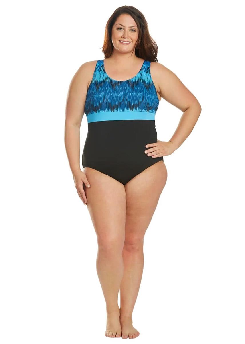 Dolfin Aquashape Printed Moderate Scoop Back Swimsuit-590774