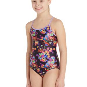 Zoggs Girls Tentacool Sprintback Swimsuit
