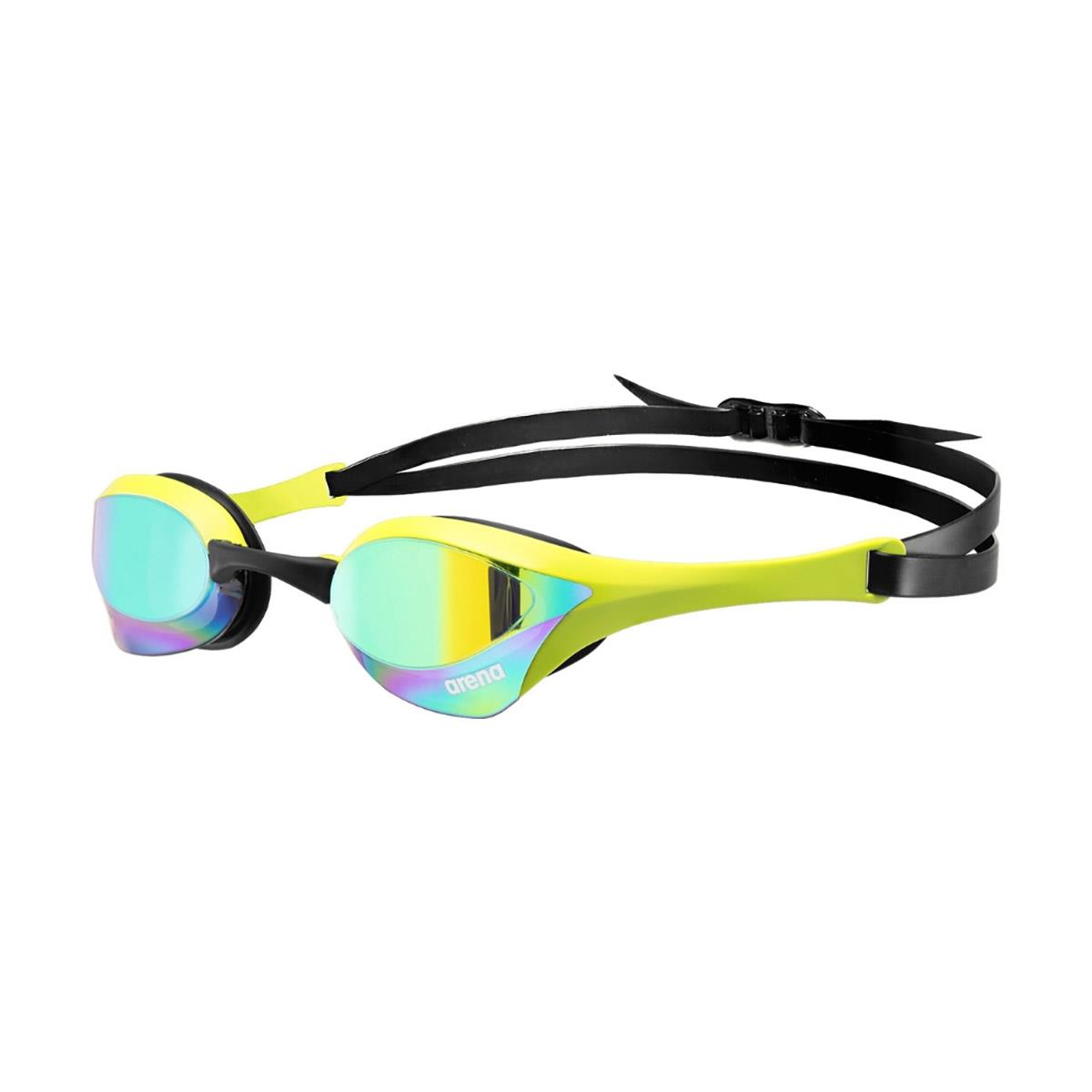 Arena Cobra Ultra Swipe Mirror Goggles - Emerald/Cyber lime