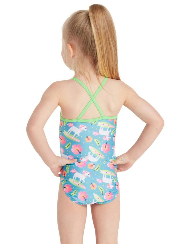Zoggs Girls Pegasus Crossback Swimsuit