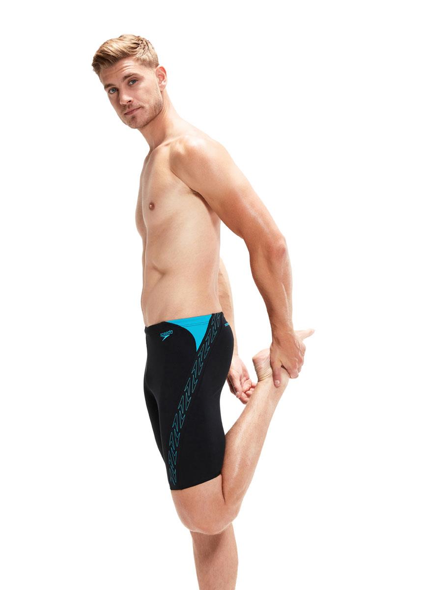 Speedo Hyperboom Splice Jammer - Black / Blue-591797
