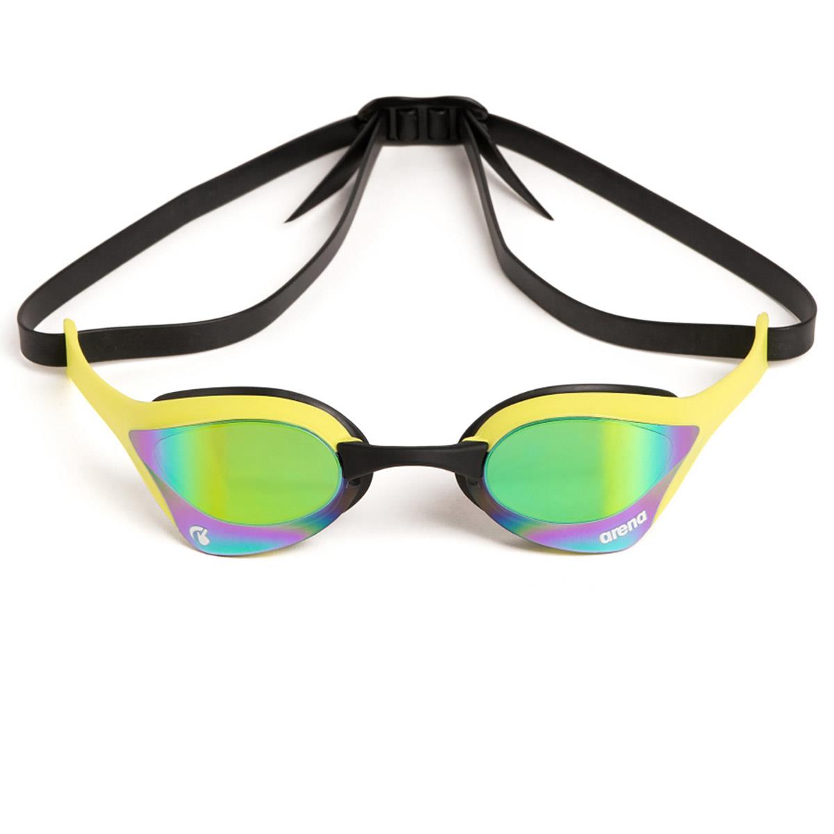 Arena Cobra Ultra Swipe Mirror Goggles - Emerald/Cyber lime-592133