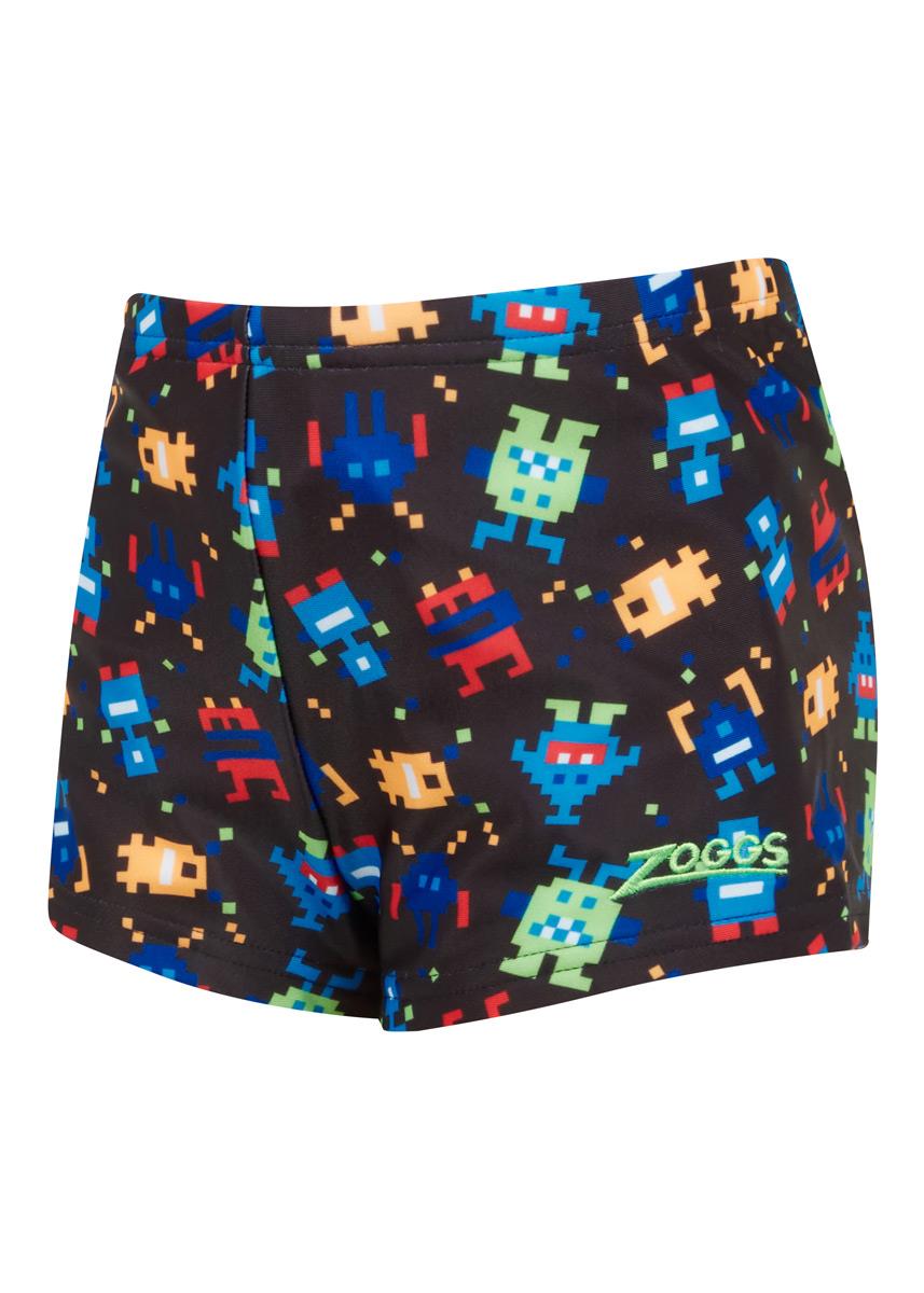 Zoggs Boys Pixel Monsters Hip Racer-591601