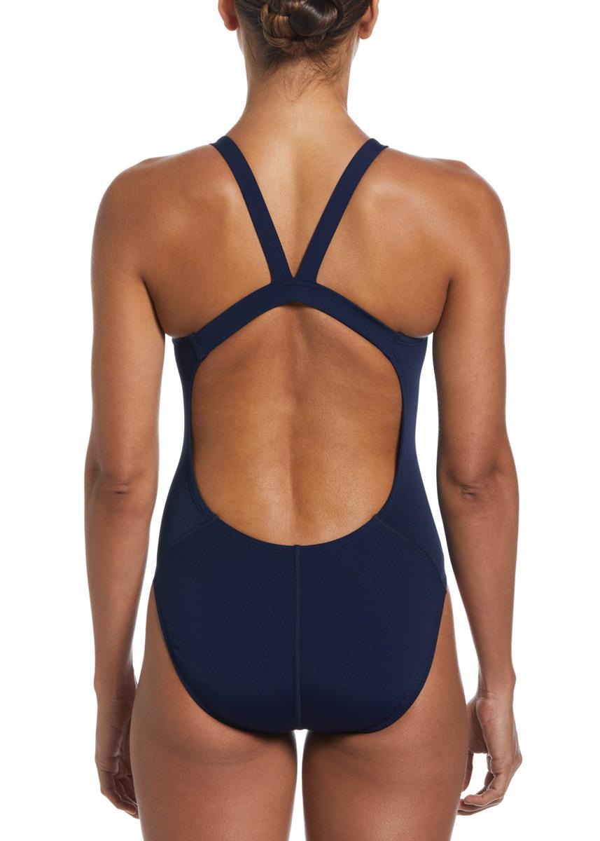 Nike Hydrastrong Solid Fastback One Piece Swimsuit - Midnight Navy-591862