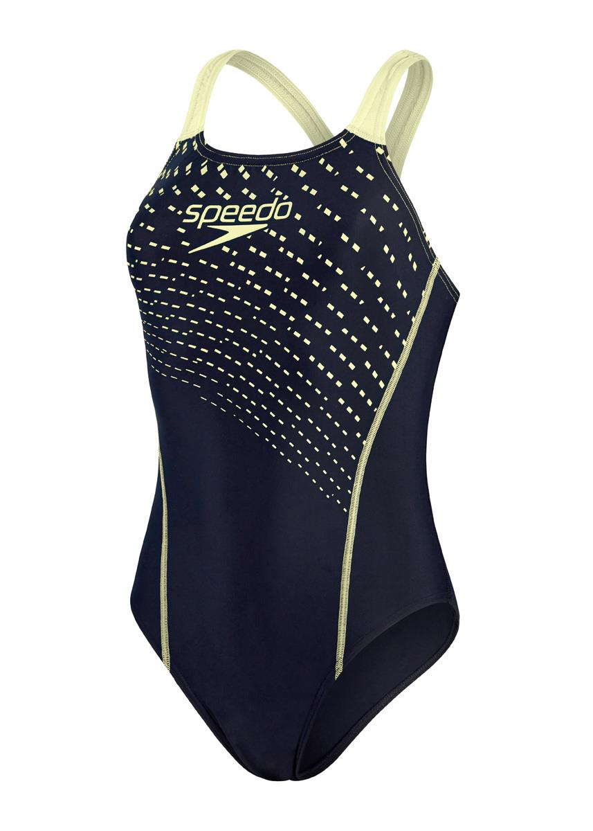 Speedo Medley Logo Swimsuit - True Navy/ Spritz-589169