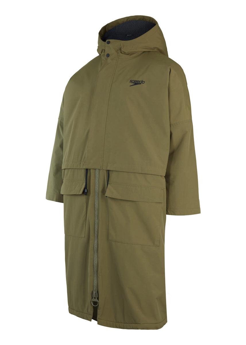 Speedo Therma Change Swim Robe (Parka) - Olive / Black-0