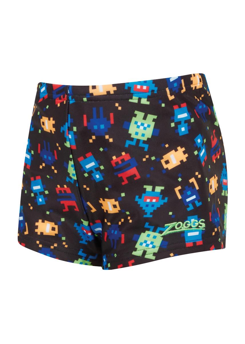 Zoggs Boys Pixel Monsters Hip Racer-591602