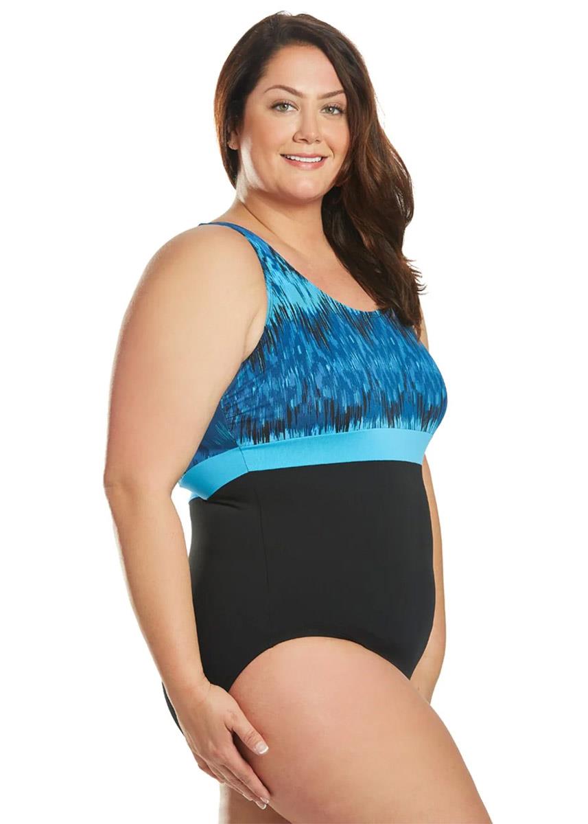 Dolfin Aquashape Printed Moderate Scoop Back Swimsuit-590771