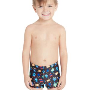 Zoggs Boys Pixel Monsters Hip Racer