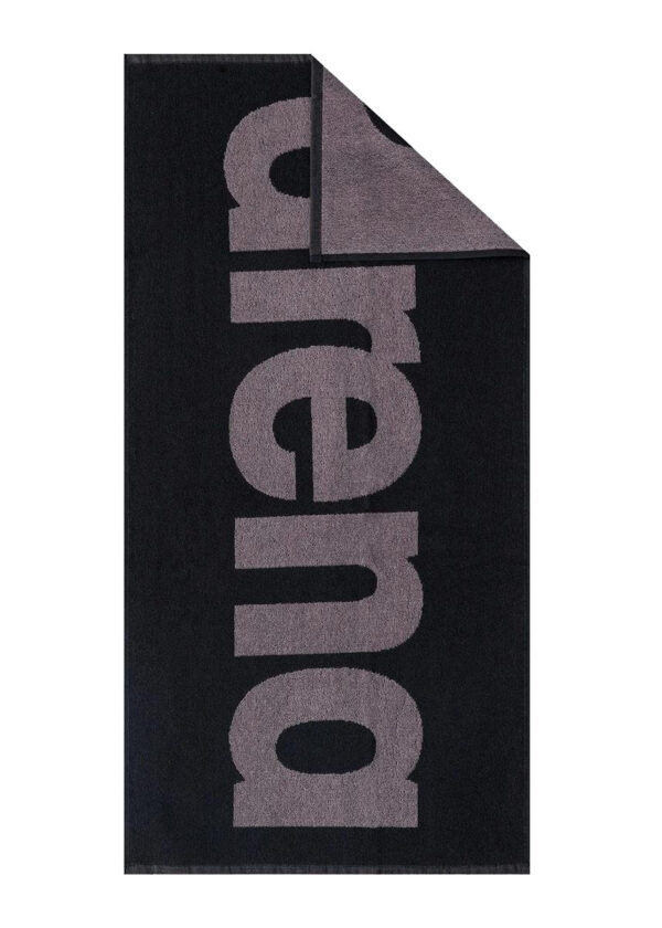 Arena Gym Soft Towel - Black / Grey-0