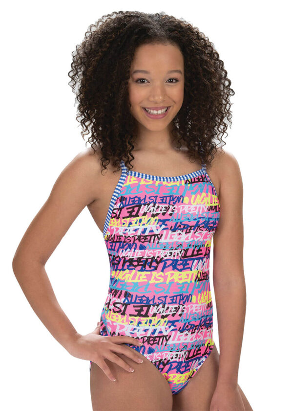 Uglies Women's So Prety V-2 Back Swimsuit