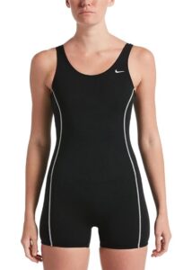 Nike Women's Poly Solid Legsuit - Black