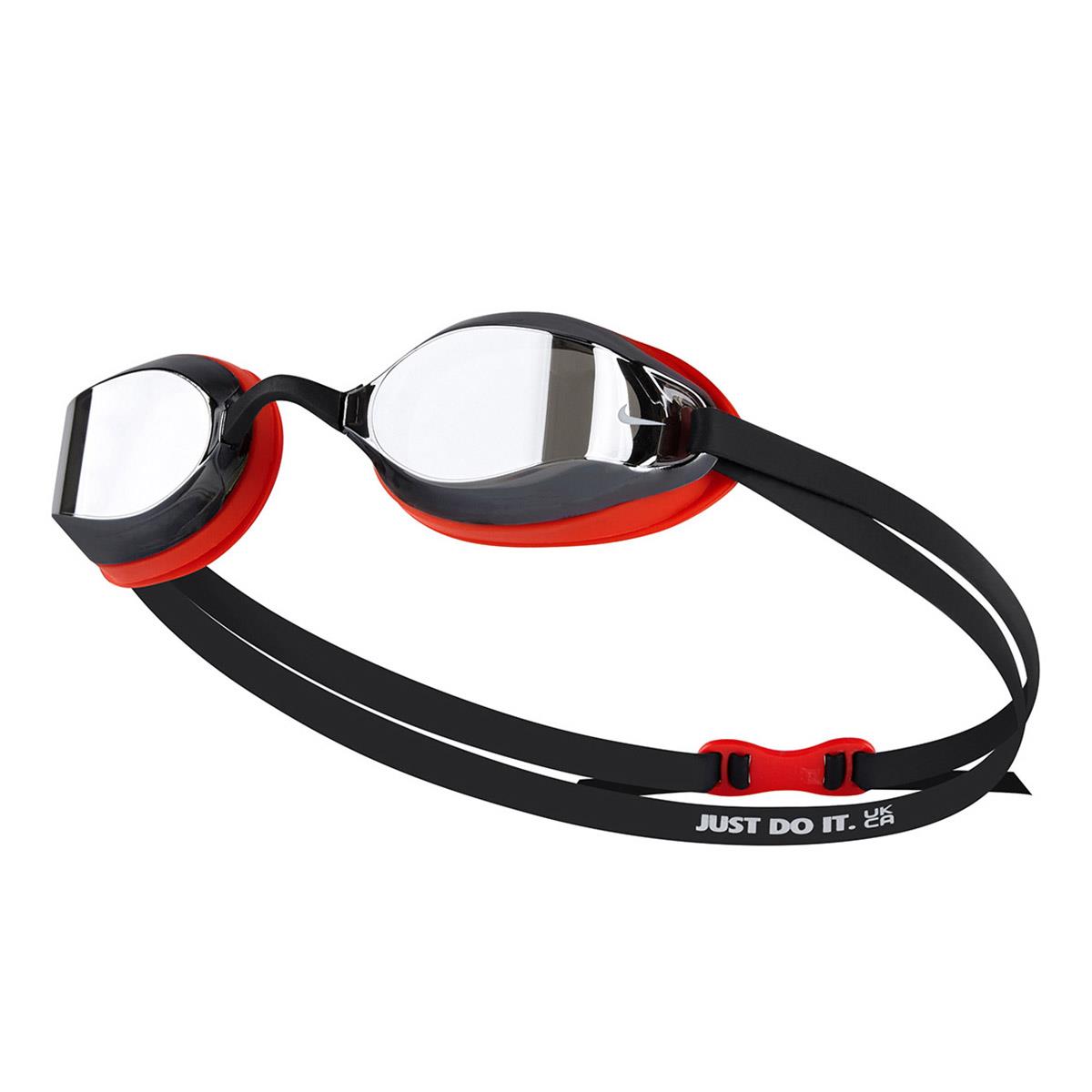 Nike Legacy Mirror Goggle - Red Black-0