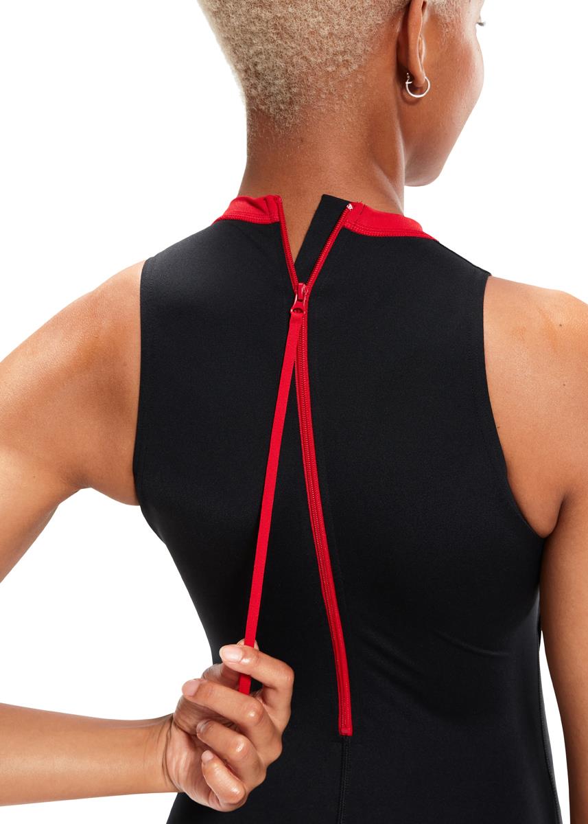 Speedo Printed Hydrasuit - Black / Red / Blue / White-594867