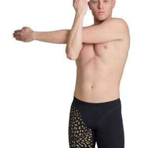 Front view of Arena Swim Signature Jaguar Jammer - Bruno Fratus