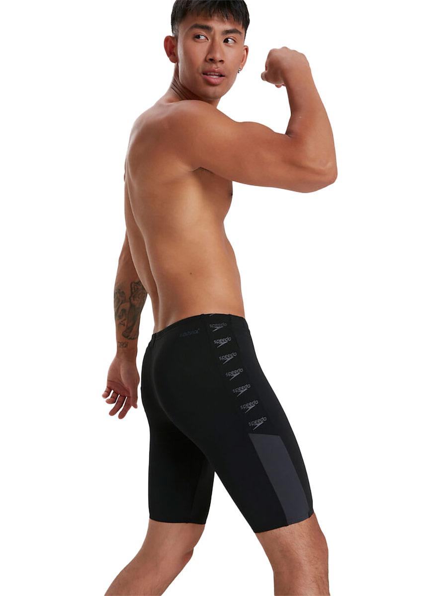 Speedo Boom Logo Splice Jammer - Black-brand