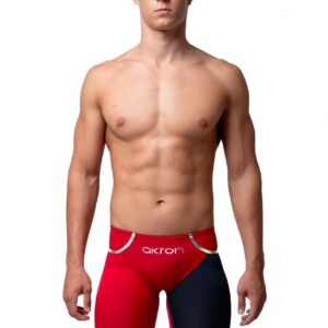 Akron Venom Hero Mens Jammers - Red / Dark Blue-0