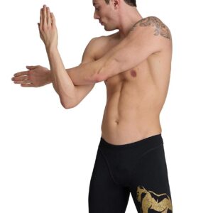 Front view of Arena Swim Signature Gorilla Jammer - Florent Manaudou