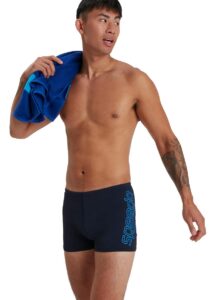 Speedo Boom Logo Placement Aquashort - Navy Blue
