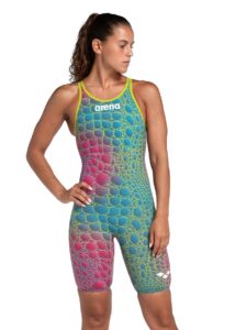 Arena Powerskin Carbon Air² Caimano Limited Edition Openback Kneesuit - Aurora Caimano