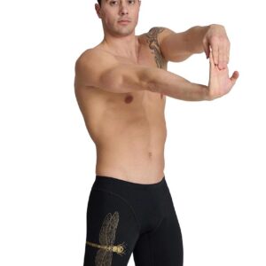 Front view of Arena Swim Signature Dragonfly Jammer - David Popovici