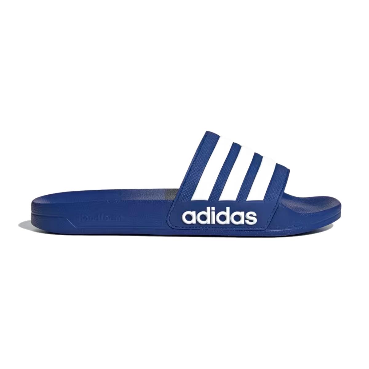 Adidas Adilette Mens Sliders - Royal Blue/White