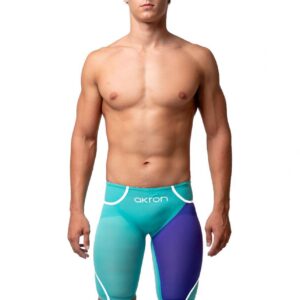Akron Venom Hero Mens Jammers - Tiffany / Violet -Front view