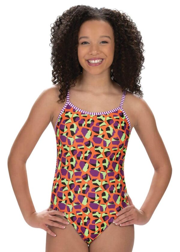 Dolfin Girl's Jumping Giraffe String Back Swimsuit