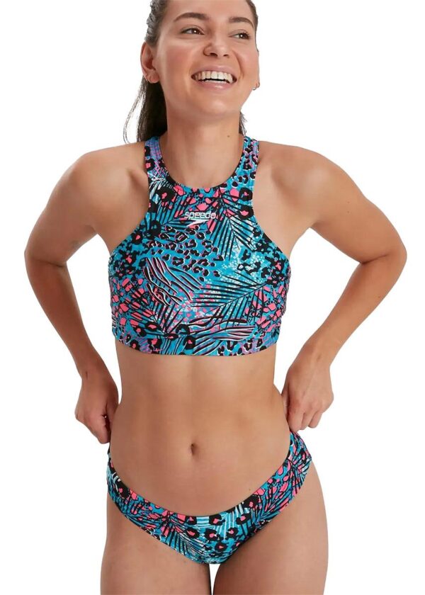 Speedo Allover Bikini - Blue / Black