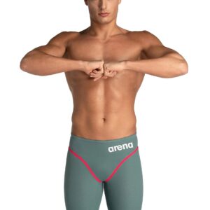 Arena Powerskin Carbon Core FX Jammer - Olive / Whit