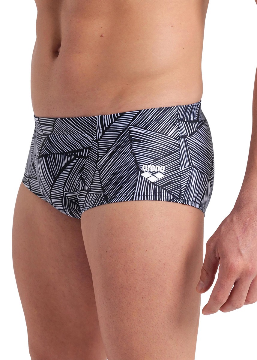 Arena Overview Swim Low Waist Short - White / Multi