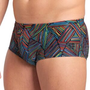 Arena Overview Swim Low Waist Short - Black / Multi