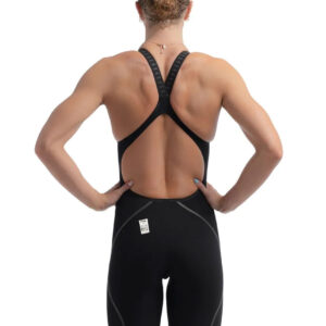 Speedo Fastskin LZR Pure Intent 2.0 Openback Kneeskin – Black / Iridescent