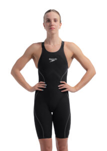 Speedo Fastskin LZR Pure Intent 2.0 Openback Kneeskin - Black / Iridescent