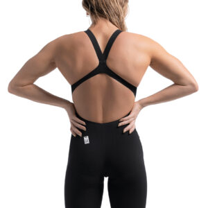 Speedo Fastskin LZR Pure Valor 2.0 Openback Kneeskin – Black