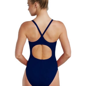 TYR DiamondFit Durafast Elite Solid Swimsuit – Navy Blue