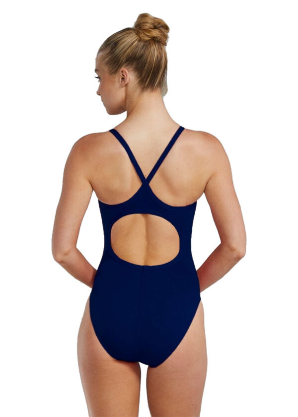 TYR DiamondFit Durafast Elite Solid Swimsuit – Navy Blue