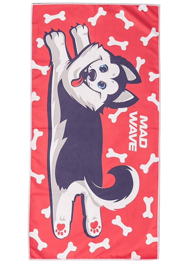 Mad Wave Husky Small Microfiber Towel - Red