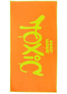 Mad Wave Toxic Small Microfiber Towel - Orange