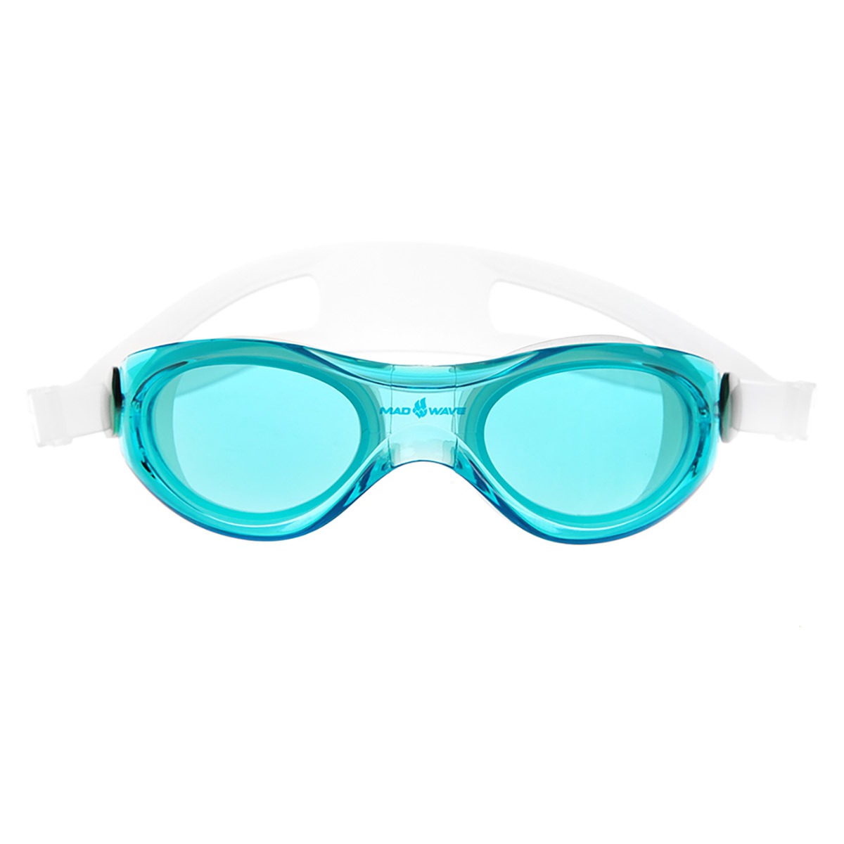 Mad Wave Panoramic Swim Mask - Blue-625293