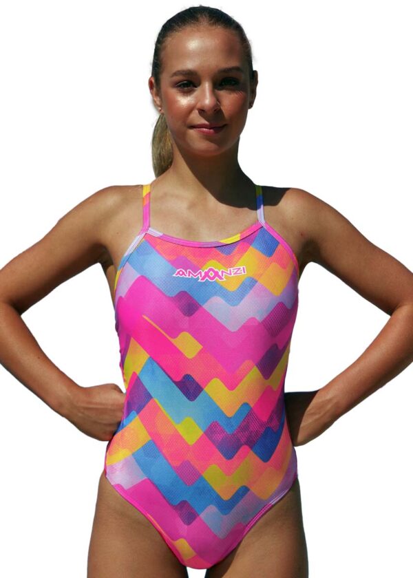 AMANZI Prism Pulse Pro Back Swimsuit