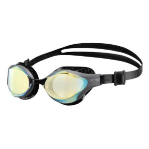 Arena Air-Bold Swipe Mirror Goggles - Aqua/Dark grey