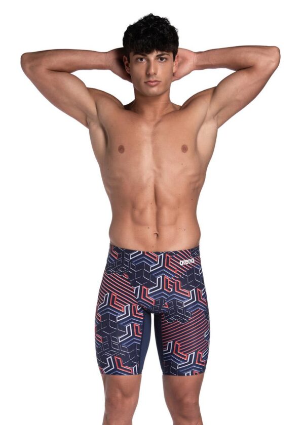Arena Kikko Pro Swim Jammer - Navy Team/Red/White/Blue