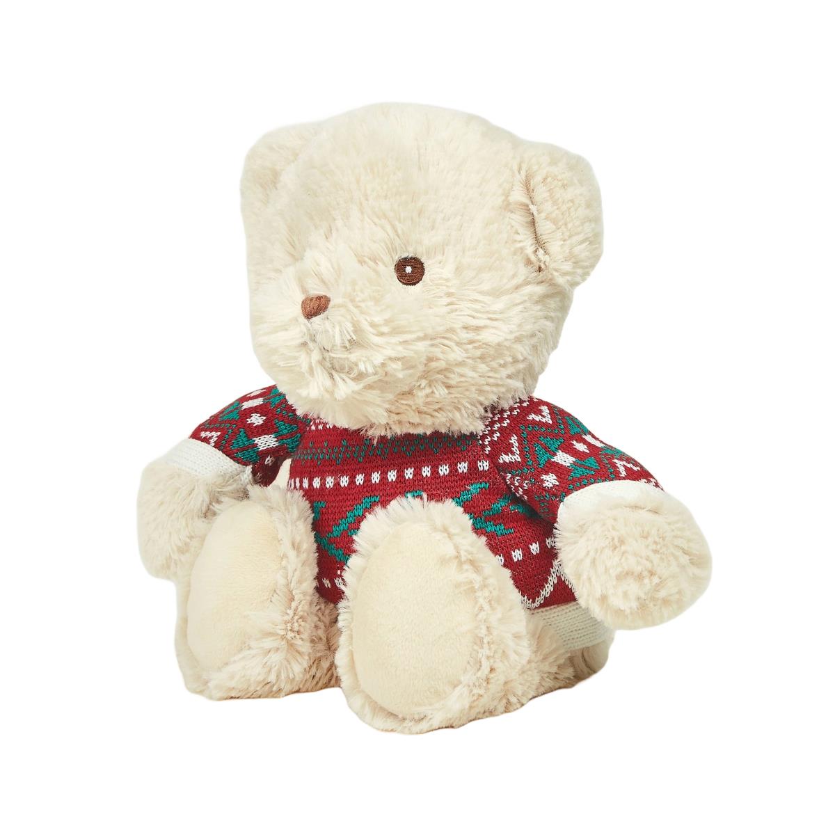 Warmies 13" Microwaveable Christmas Jumper Bear
