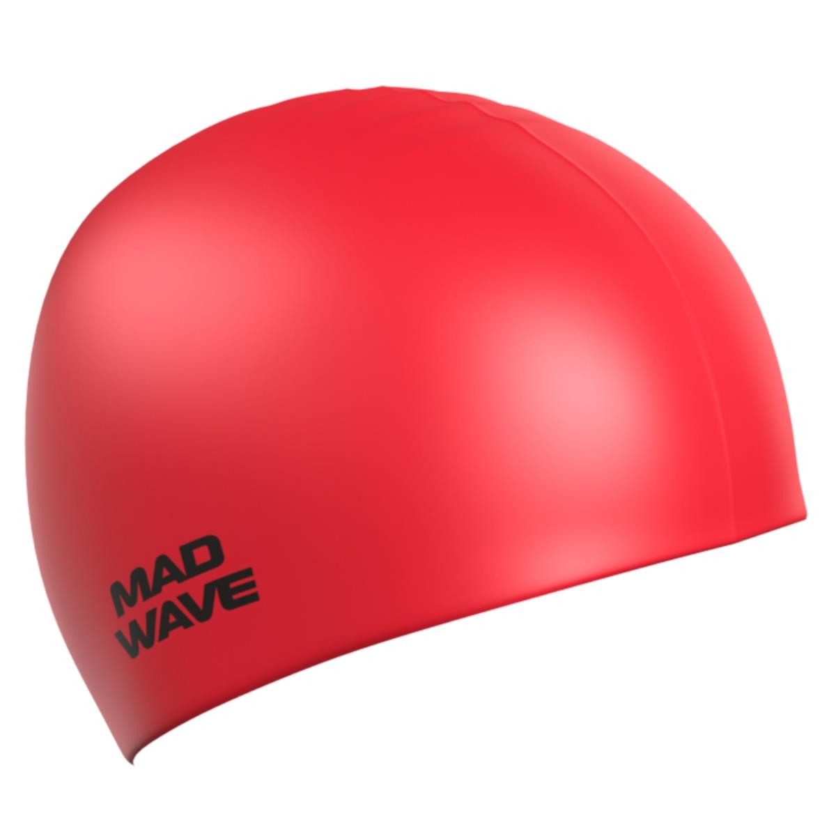 Mad Wave Intensive Big Swim Cap - Red-0