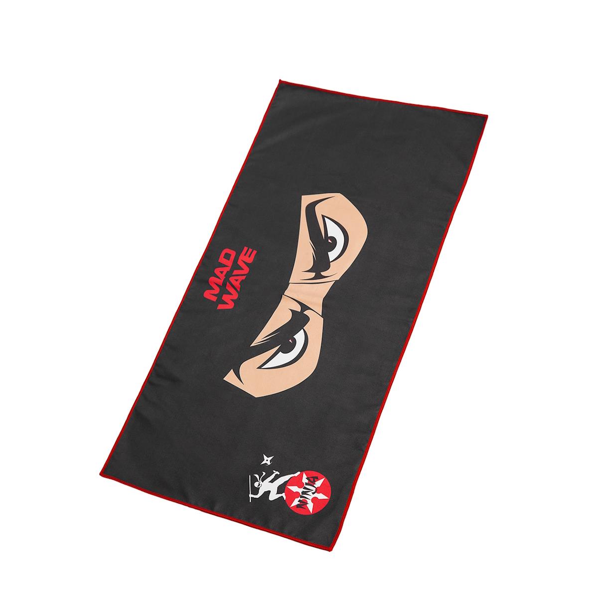 Mad Wave Ninja Microfiber Towel - Black-596367