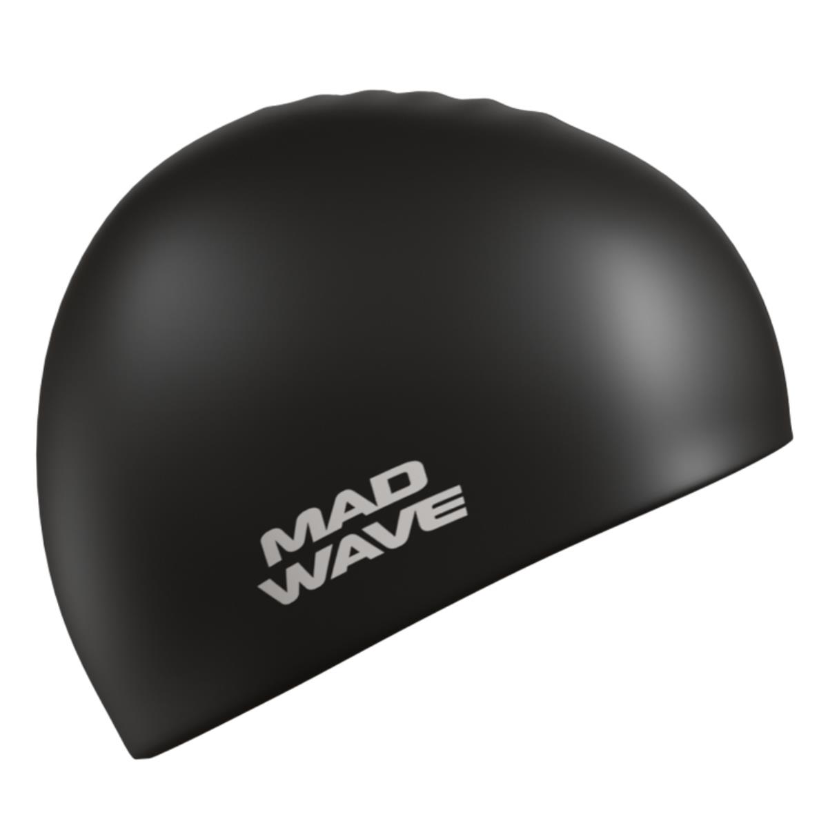 Mad Wave Intensive Big Swim Cap - Black-596040