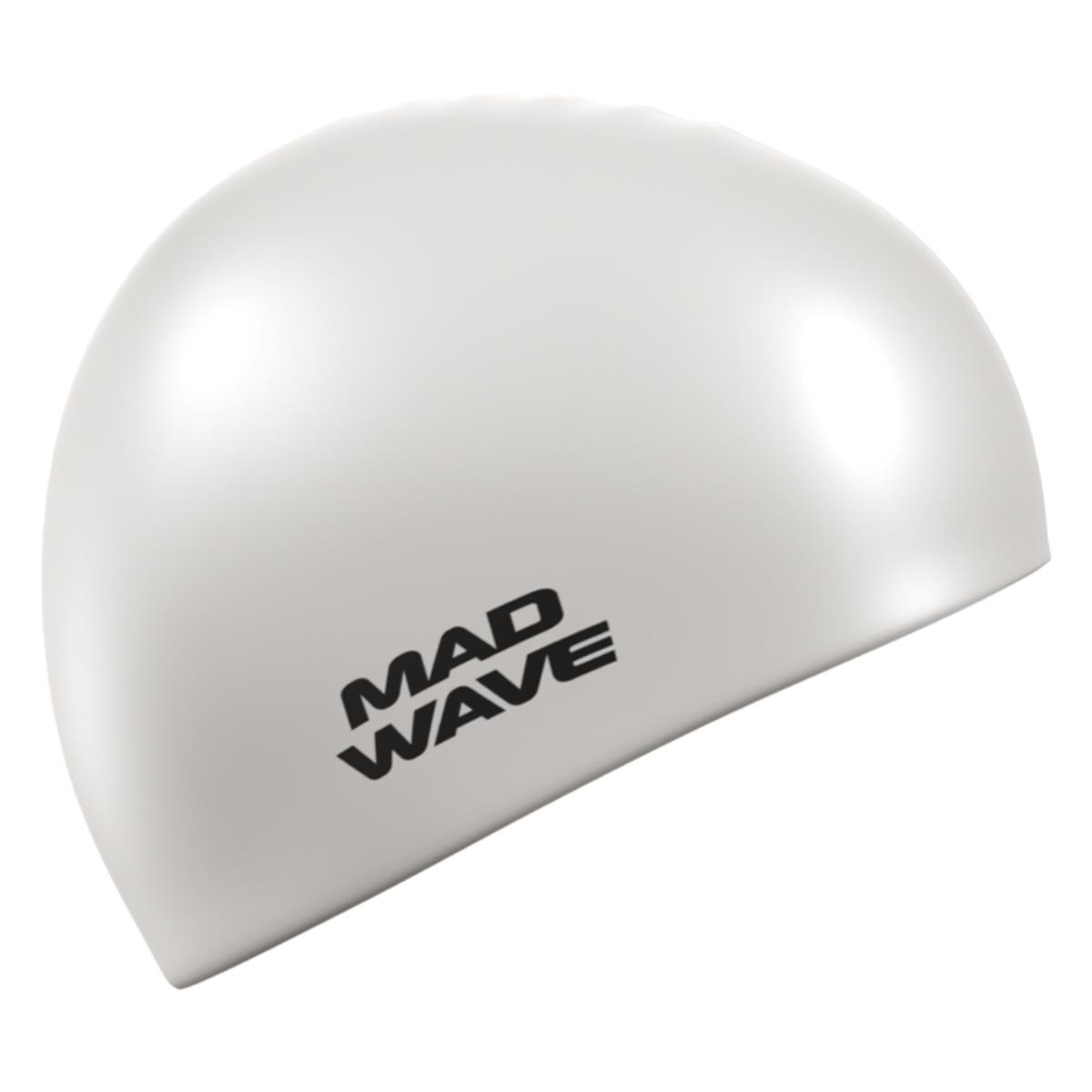 Mad Wave Intensive Big Swim Cap - White-596042